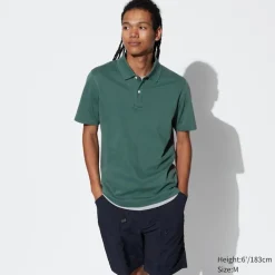 T-Shirts & Oberteile*UNIQLO Airism Baumwolle Pique Poloshirt
