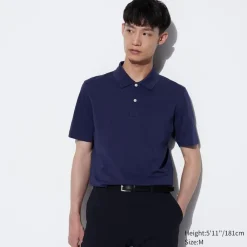 Poloshirts*UNIQLO Airism Baumwolle Pique Poloshirt