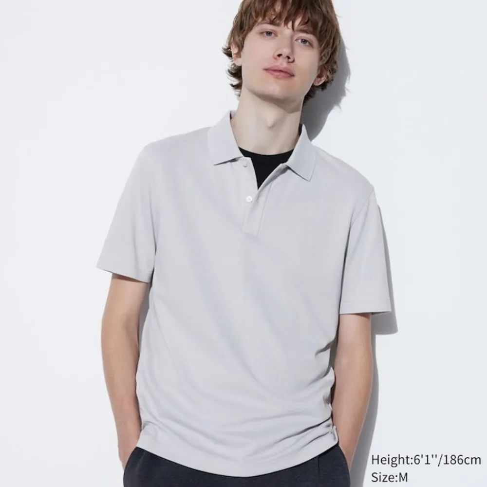Poloshirts*UNIQLO Airism Baumwolle Pique Poloshirt