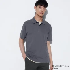 Poloshirts*UNIQLO Airism Baumwolle Pique Poloshirt