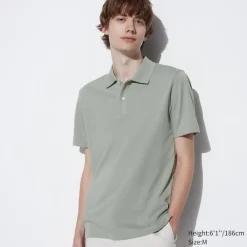 Poloshirts*UNIQLO Airism Baumwolle Pique Poloshirt