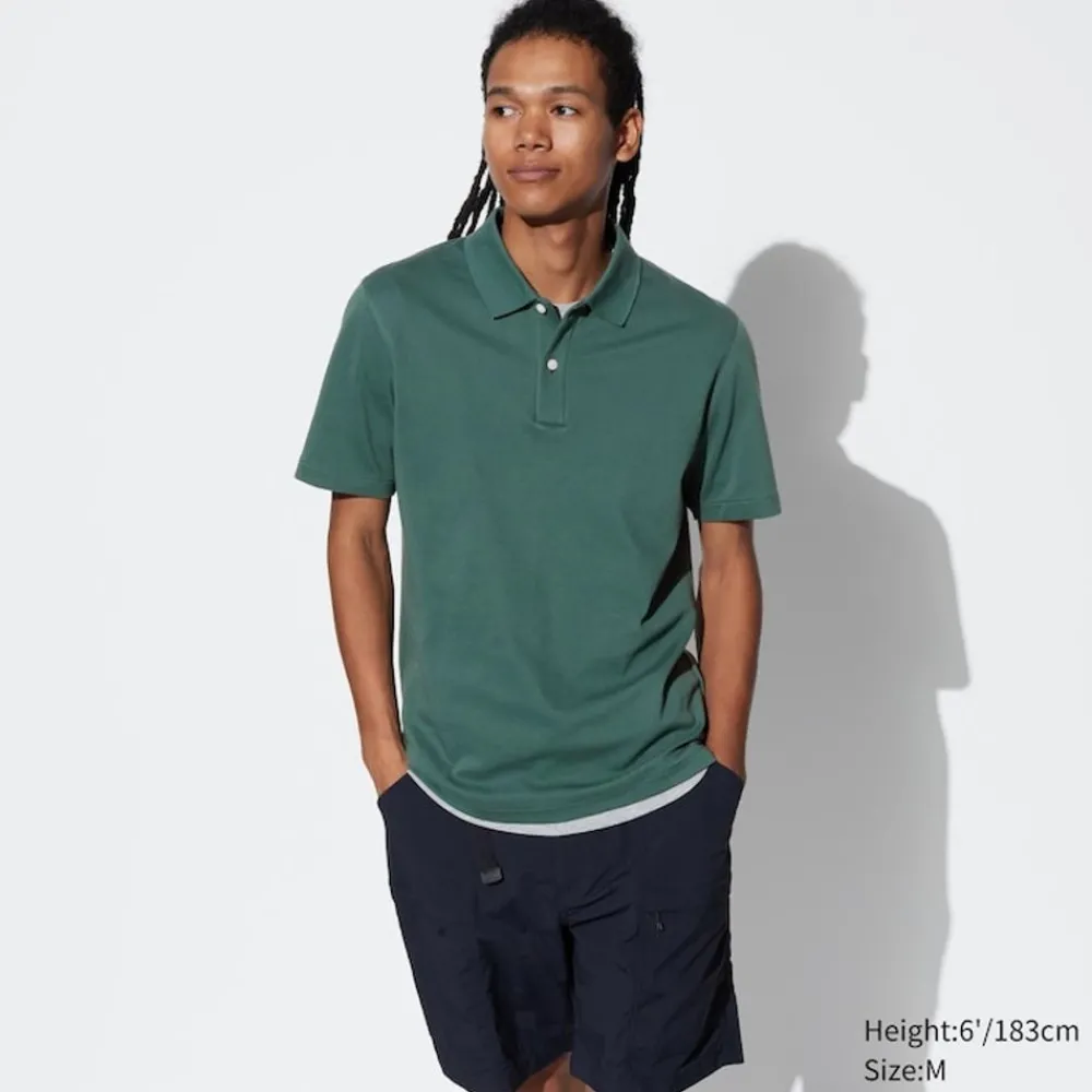 Poloshirts*UNIQLO Airism Baumwolle Pique Poloshirt