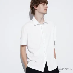 Poloshirts*UNIQLO Airism Baumwolle Poloshirt Mit Knopfleiste