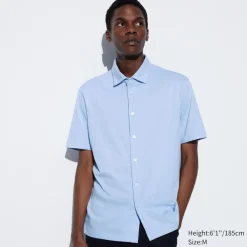 Poloshirts*UNIQLO Airism Baumwolle Poloshirt Mit Knopfleiste