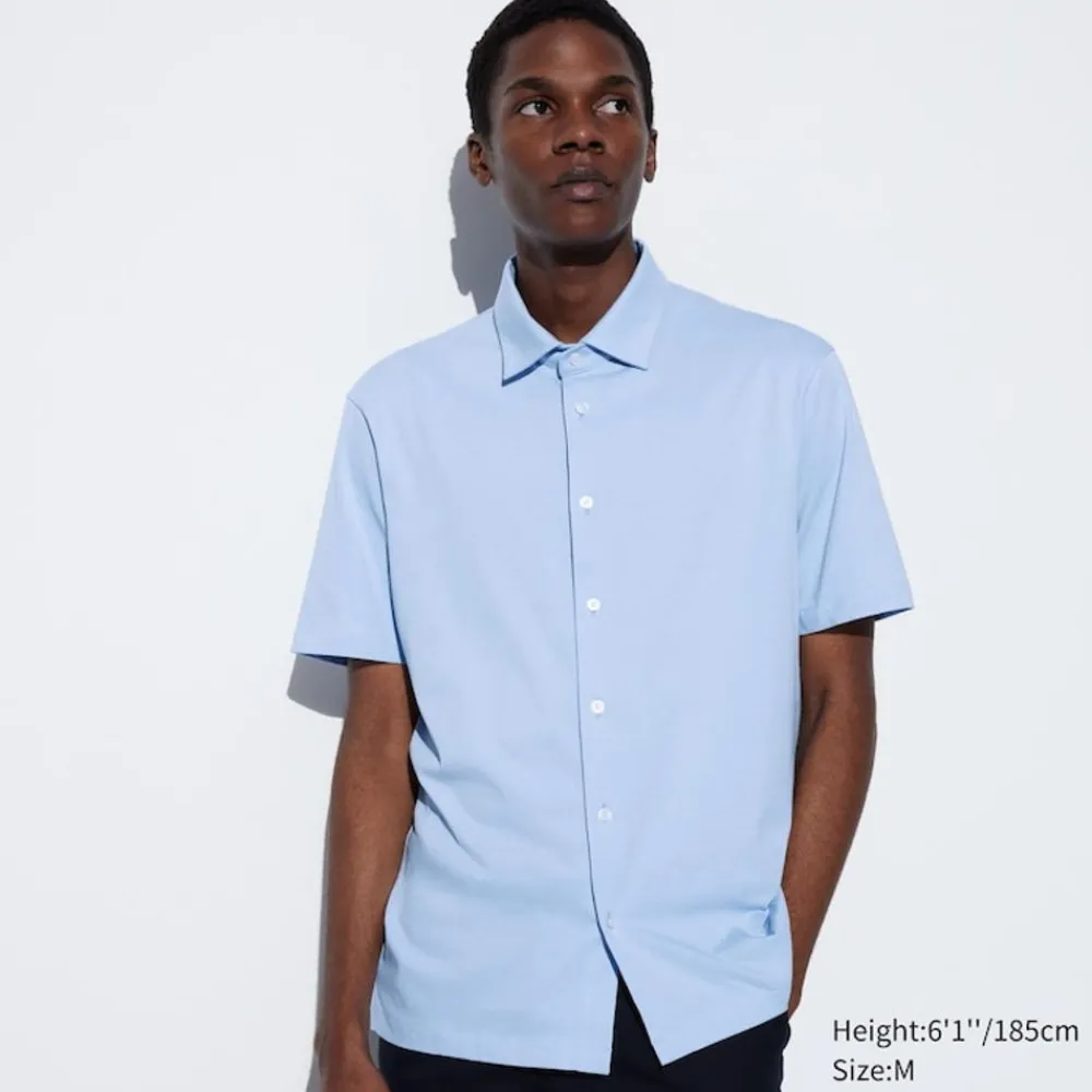 Poloshirts*UNIQLO Airism Baumwolle Poloshirt Mit Knopfleiste