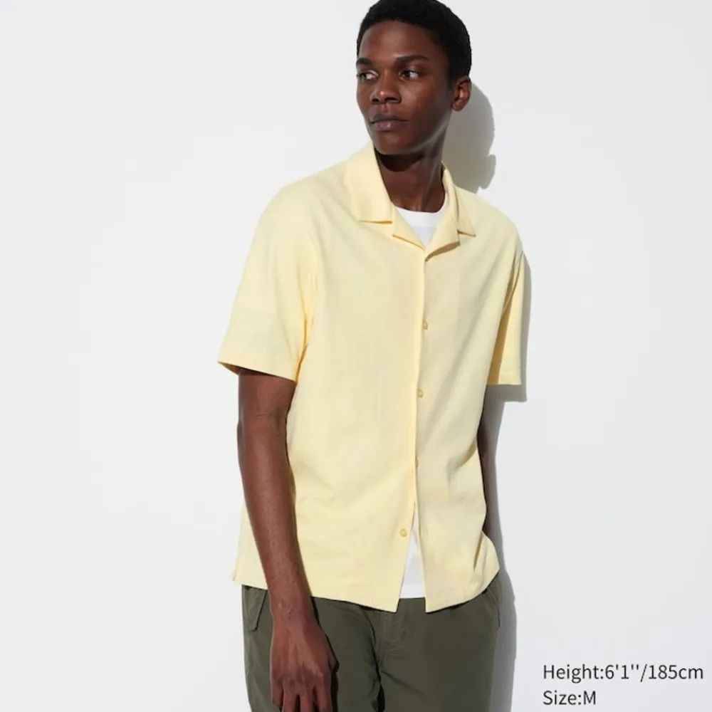 Poloshirts*UNIQLO Airism Baumwolle Poloshirt Mit Knopfleiste Und Offenem Kragen