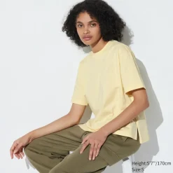 T-Shirts & Oberteile*UNIQLO Airism Baumwolle T-Shirt