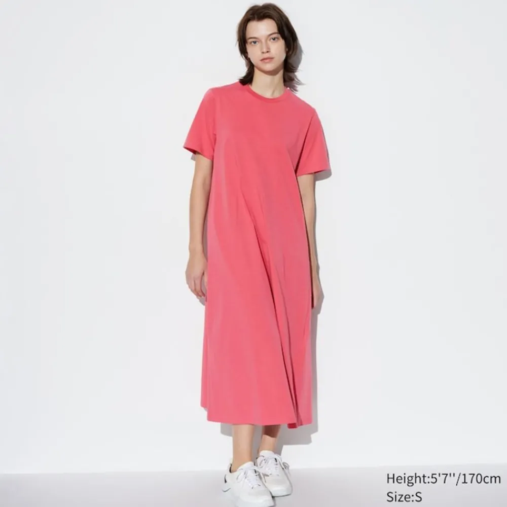 Kleider, Jumpsuits & Overalls*UNIQLO Airism Baumwolle T-Shirt-Kleid