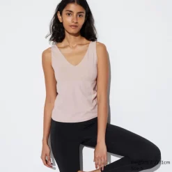 T-Shirts & Oberteile*UNIQLO Airism Bh-Tanktop Mit V-Ausschnitt