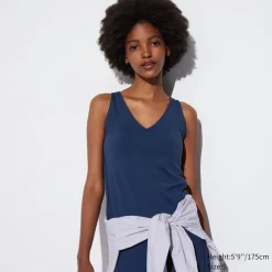 T-Shirts & Oberteile*UNIQLO Airism Bh-Tanktop Mit V-Ausschnitt