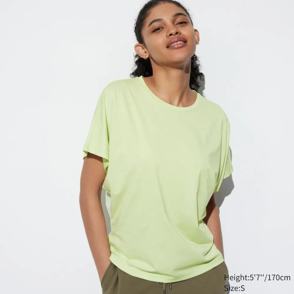 T-Shirts & Oberteile*UNIQLO Airism Drape T-Shirt