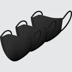 Accessoires & Taschen*UNIQLO Airism Maske (3Er-Set) Schwarz