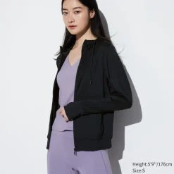 Sweatshirts, Hoodies & Jogginghosen*UNIQLO Airism Mesh Sweatjacke Mit Kapuze Und Uv-Schutz