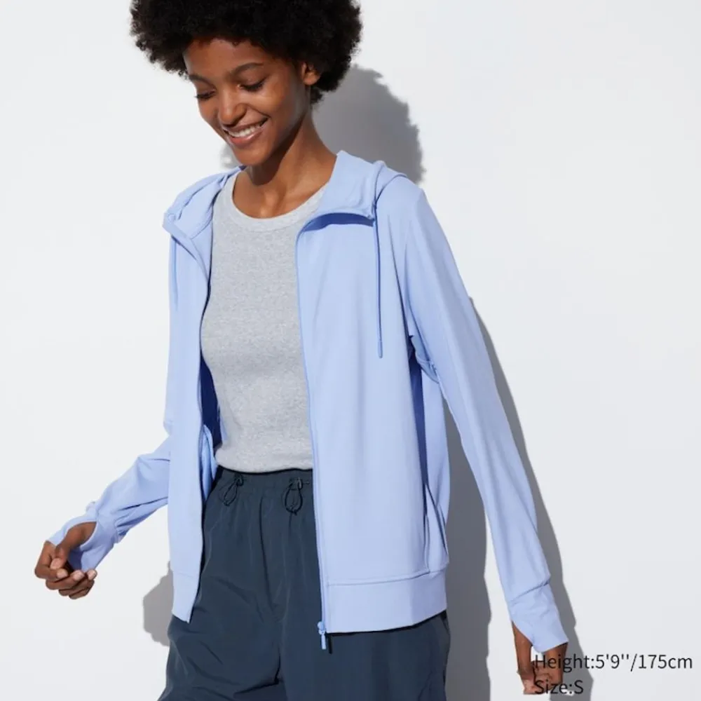 Sweatshirts, Hoodies & Jogginghosen*UNIQLO Airism Mesh Sweatjacke Mit Kapuze Und Uv-Schutz