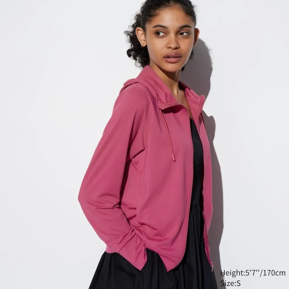 Sweatshirts, Hoodies & Jogginghosen*UNIQLO Airism Mesh Sweatjacke Mit Kapuze Und Uv-Schutz