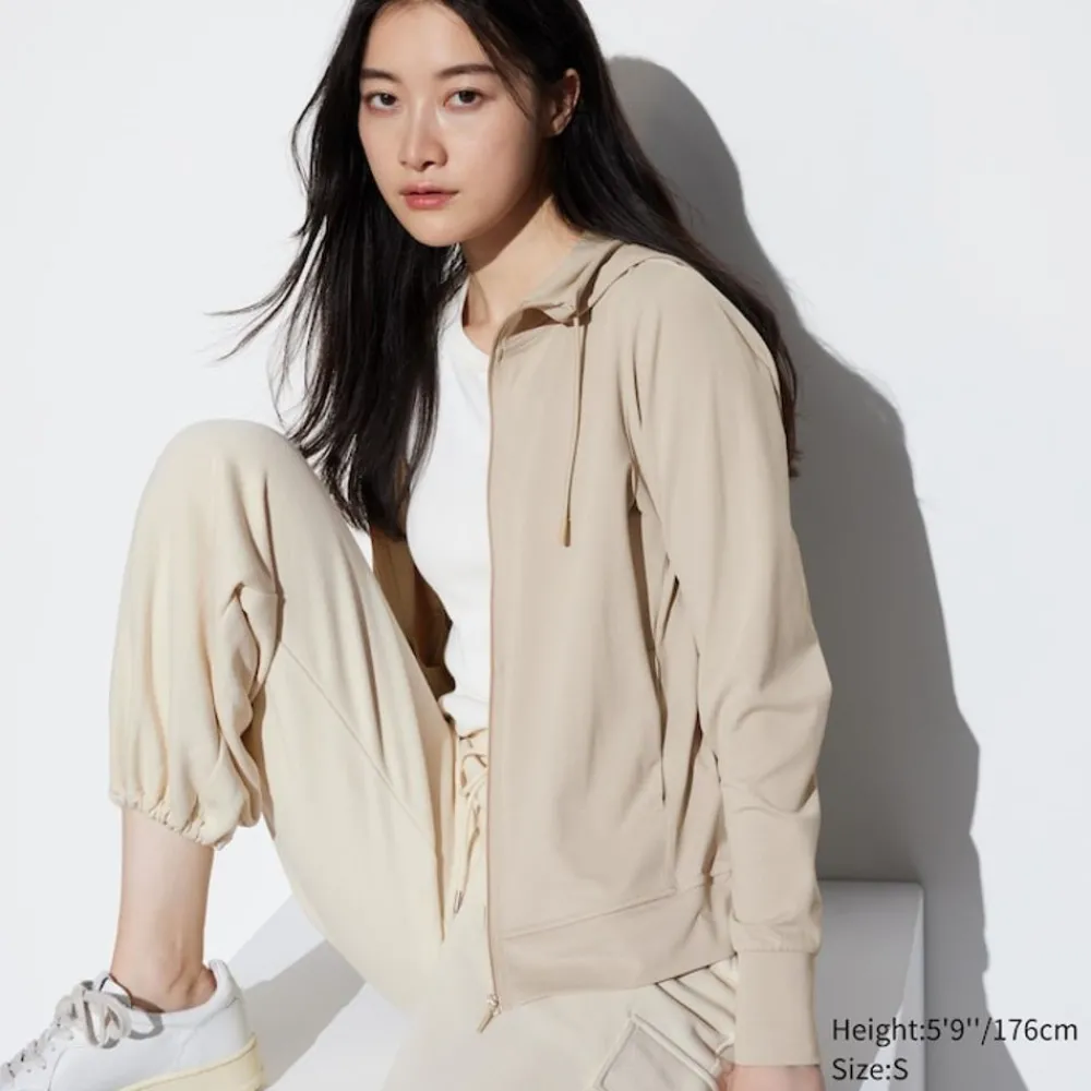Sweatshirts, Hoodies & Jogginghosen*UNIQLO Airism Mesh Sweatjacke Mit Kapuze Und Uv-Schutz