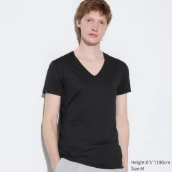 Loungewear & Pyjamas*UNIQLO Airism T-Shirt Mit V-Ausschnitt