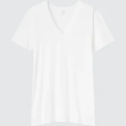 T-Shirts & Oberteile*UNIQLO Airism T-Shirt Mit V-Ausschnitt