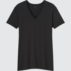 T-Shirts & Oberteile*UNIQLO Airism T-Shirt Mit V-Ausschnitt