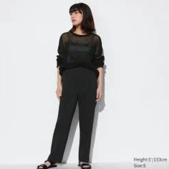 Hosen, Leggings & Jogginghosen*UNIQLO Airsense Bundfaltenhose (Kurz)