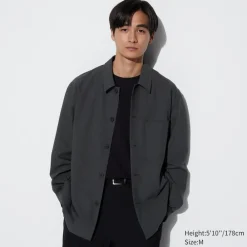 Mäntel, Jacken, Parka & Westen*UNIQLO Airsense Hemdjacke (Wolloptik)