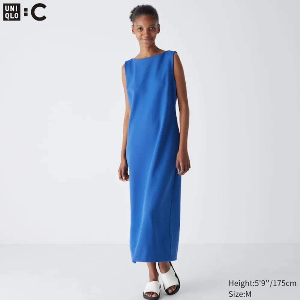Kleider, Jumpsuits & Overalls*UNIQLO Armelloses Krepp Jersey Kleid