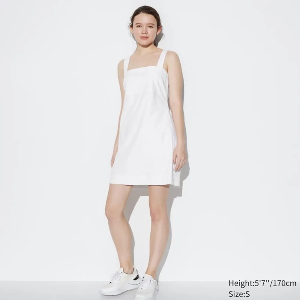 Kleider, Jumpsuits & Overalls*UNIQLO Armelloses Leinenmix Minikleid