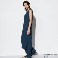 Kleider, Jumpsuits & Overalls*UNIQLO Armelloses Plisseekleid
