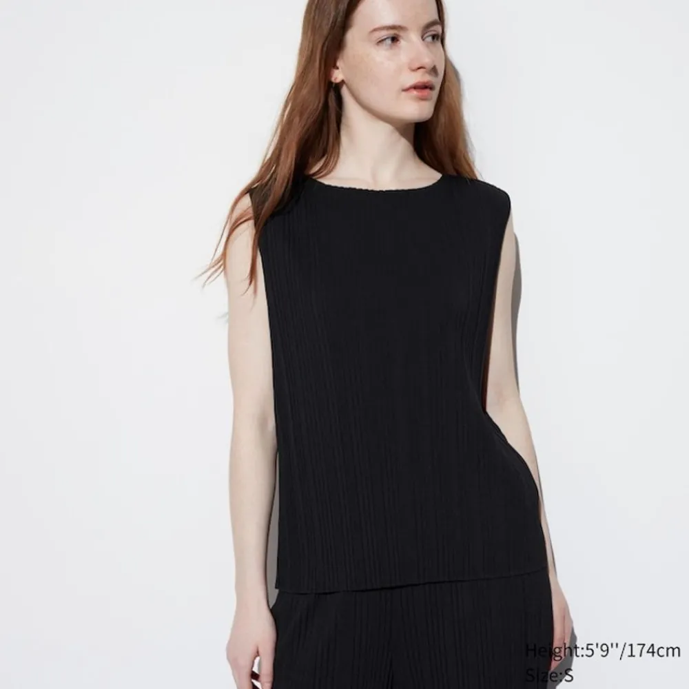 T-Shirts & Oberteile*UNIQLO Armelloses Plisseetop