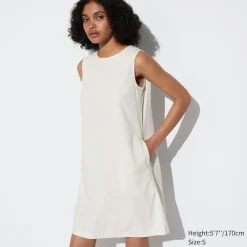 Kleider, Jumpsuits & Overalls*UNIQLO Armelloses Ultra Stretch Airism Minikleid