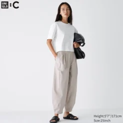 Hosen, Leggings & Jogginghosen*UNIQLO Baumwolle Ballonhose