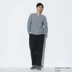 Loungewear & Pyjamas*UNIQLO Baumwolle Denim Hose In 7/8-Lange (Relaxed Fit)