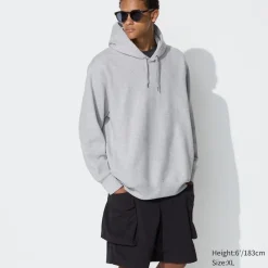 Loungewear & Pyjamas*UNIQLO Baumwolle Hoodie Grau