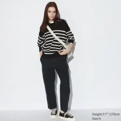 Hosen, Leggings & Jogginghosen*UNIQLO Baumwolle Hose In 7/8-Lange (Relaxed Fit)