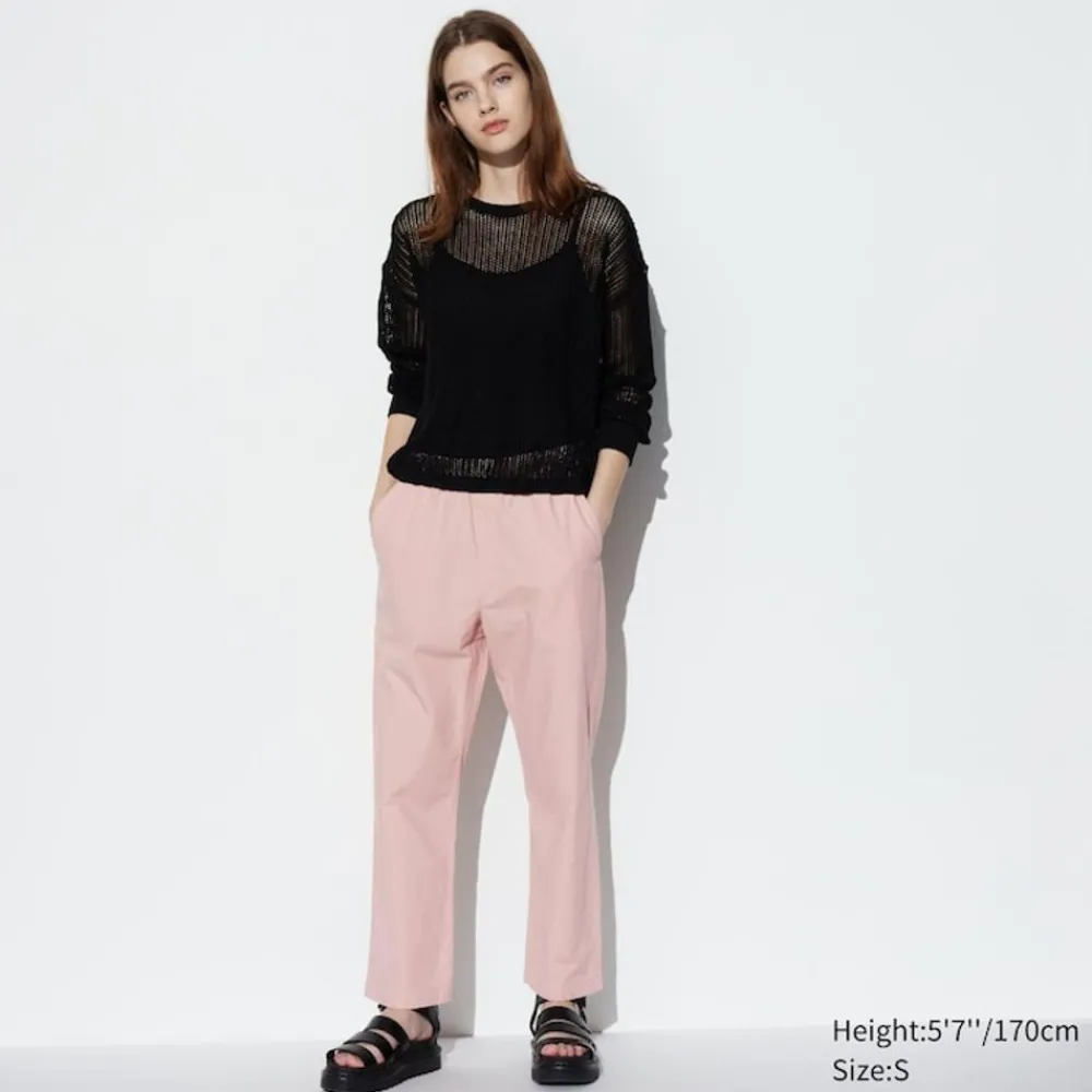 Hosen, Leggings & Jogginghosen*UNIQLO Baumwolle Hose In 7/8-Lange (Relaxed Fit)