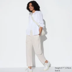 Hosen, Leggings & Jogginghosen*UNIQLO Baumwolle Hose In 7/8-Lange (Relaxed Fit)