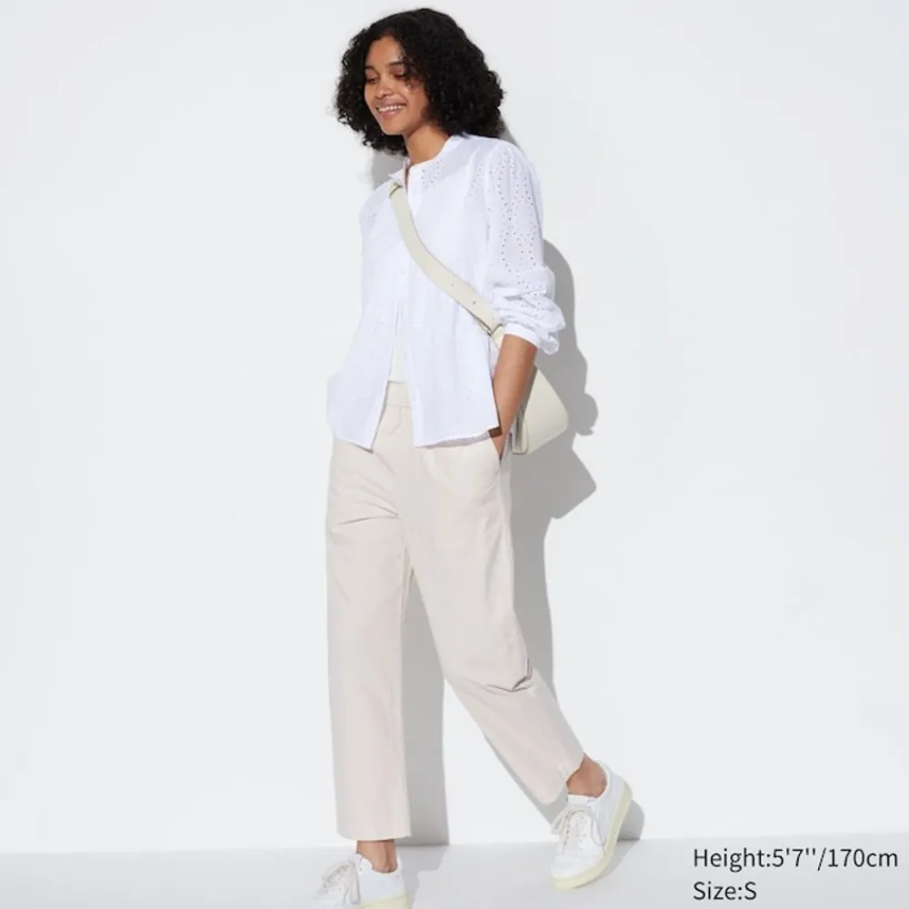 Loungewear & Pyjamas*UNIQLO Baumwolle Hose In 7/8-Lange (Relaxed Fit)
