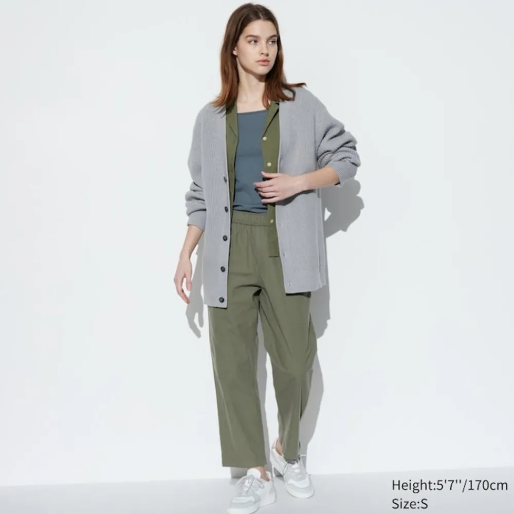 Loungewear & Pyjamas*UNIQLO Baumwolle Hose In 7/8-Lange (Relaxed Fit)