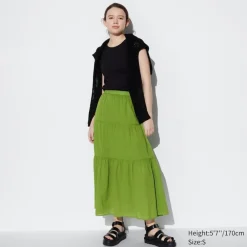 Röcke*UNIQLO Baumwolle Stufenrock