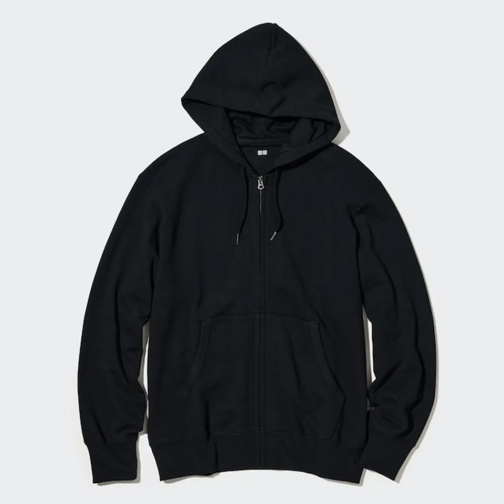Loungewear & Pyjamas*UNIQLO Baumwolle Sweatjacke Mit Kapuze Schwarz