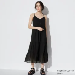 Kleider, Jumpsuits & Overalls*UNIQLO Baumwolle Tragerkleid