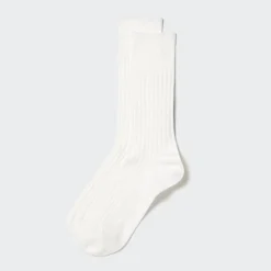 Socken*UNIQLO Breitgerippte Supima Baumwolle Socken