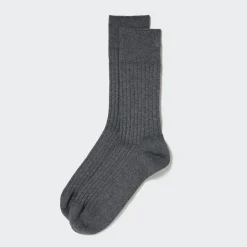 Socken*UNIQLO Breitgerippte Supima Baumwolle Socken