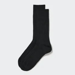 Socken*UNIQLO Breitgerippte Supima Baumwolle Socken