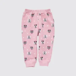Leggings*UNIQLO Bring A Smile With Disney Ut Bedruckte Jogginghose Pink