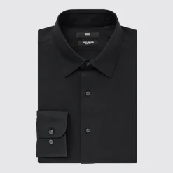 Hemden*UNIQLO Bugelfreies Langarm Hemd (Slim Fit)