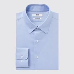 Hemden*UNIQLO Bugelfreies Langarm Hemd (Slim Fit)