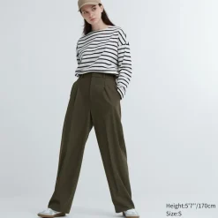 Hosen, Leggings & Jogginghosen*UNIQLO Bundfaltenhose (Wide Fit)