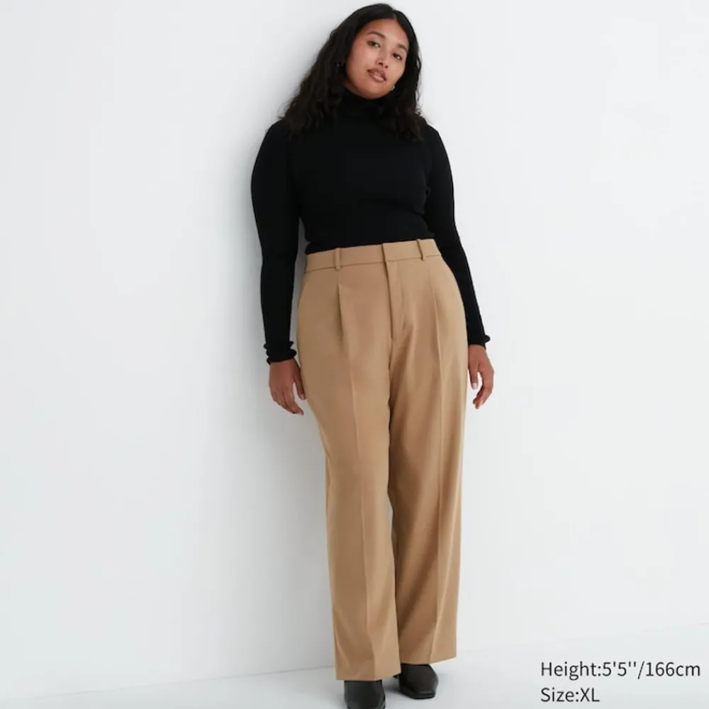 Hosen, Leggings & Jogginghosen*UNIQLO Bundfaltenhose (Wide Fit)