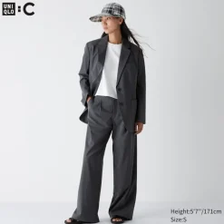 Hosen, Leggings & Jogginghosen*UNIQLO Bundfaltenhose (Wide Fit)